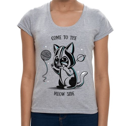 - Camiseta Come To Meow Side - Feminina Camiseta Morning Sucks - Feminina - P