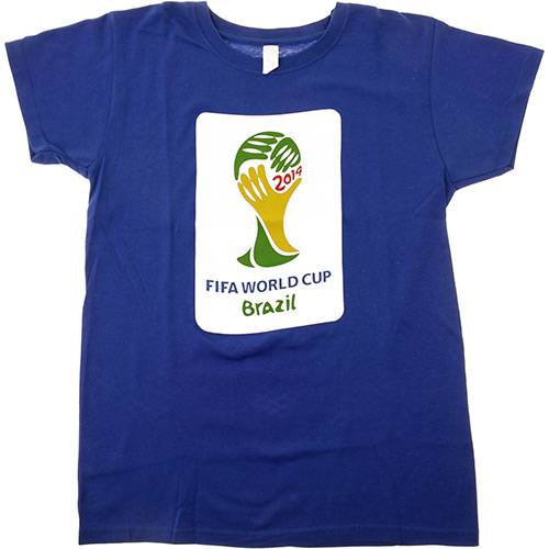Camiseta Copa do Mundo FIFA 2014 Brasil Azul - P