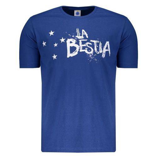 Camiseta Cruzeiro La Bestia Class Azul - Braziline