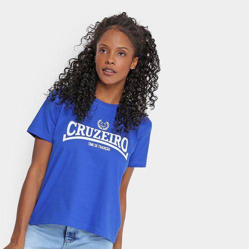 Camiseta Cruzeiro Time de Tradição Feminina