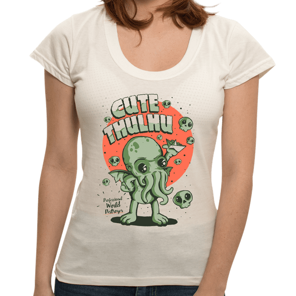 Camiseta Cute Cthulhu - Feminina - P