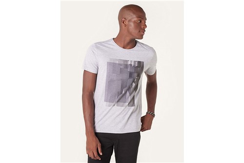 Camiseta 3d Lines - Cinza - P