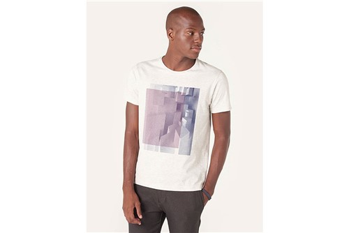 Camiseta 3d Lines - Off White - P