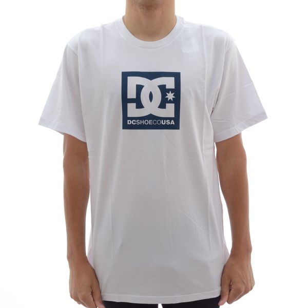 Camiseta DC Bas Square White (M)