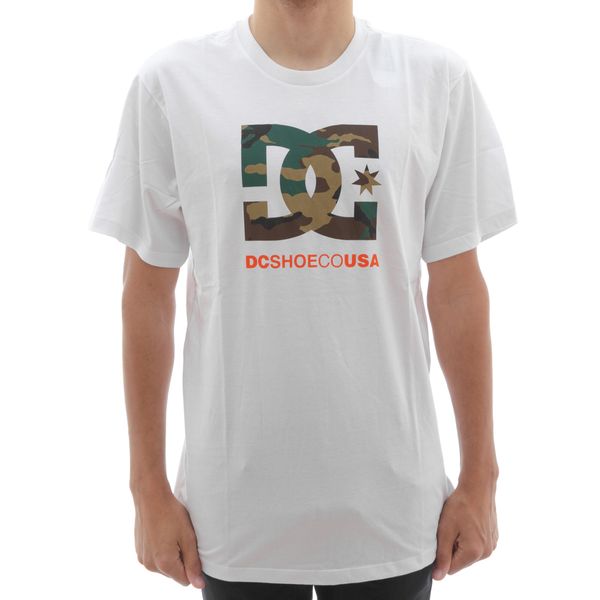 Camiseta DC Camo Filling Star White (M)