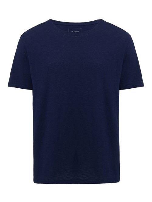 Camiseta de Algodão Azul Tamanho P