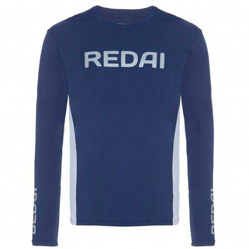 Camiseta de Pesca Redai Masculina Alta Performance Team Cor Azul