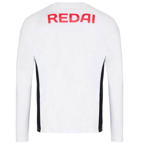Camiseta de Pesca Redai Masculina Alta Performance Team Cor Branco