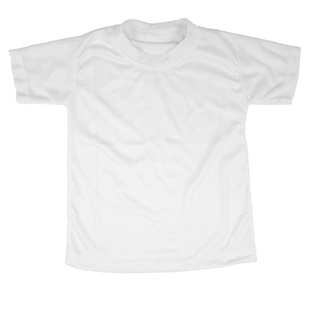 Camiseta de Poliéster para Sublimação - Baby Unidade Tam.1