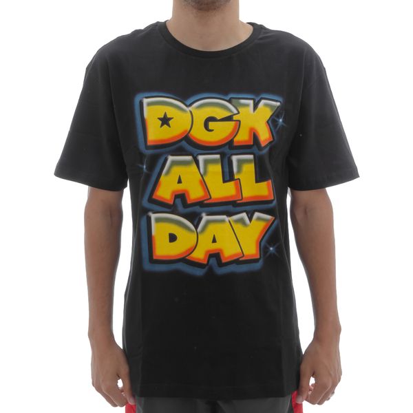 Camiseta DGK Airbrush Black (P)