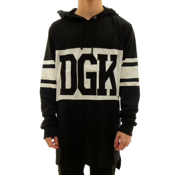 Camiseta DGK Manga Longa Arena Long Sleeve Black (M)