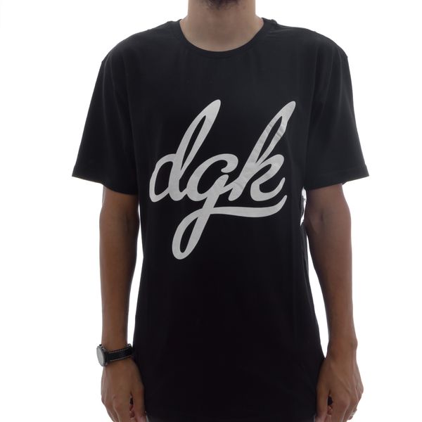 Camiseta DGK Script Black (P)