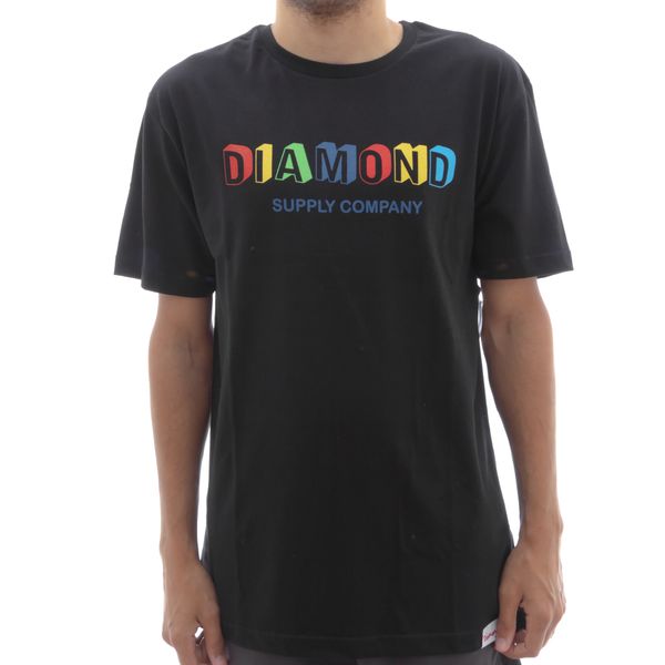 Camiseta Diamond Block Colors (P)