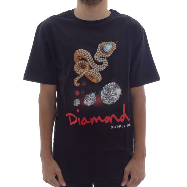 Camiseta Diamond Snake Black (P)