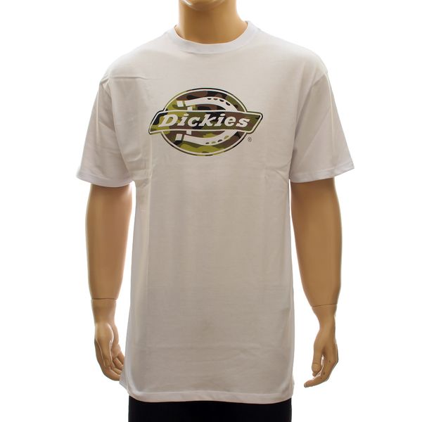 Camiseta Dickies Logo Camo White (P)