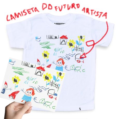 CAMISETA DO FUTURO ARTISTA - Camiseta Clássica Infantil