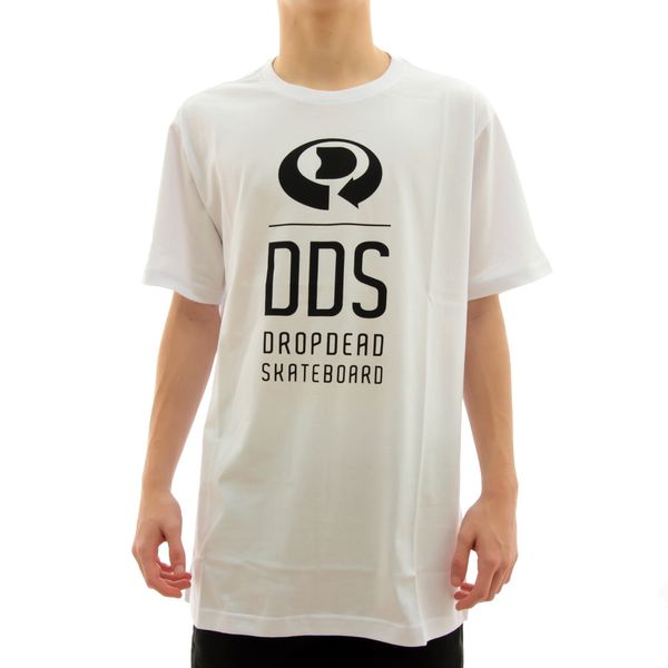 Camiseta Drop Dead Logo White (P)