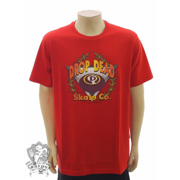 Camiseta Drop Dead Weed Com. Red (M)