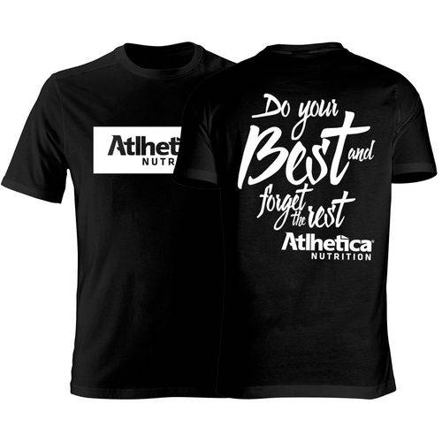 Camiseta Dry Be Your Best (preta) - Atlhetica Nutrition