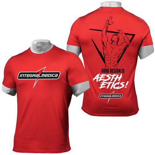 Camiseta Dry Fit Vermelha Fitness - IntegralMedica