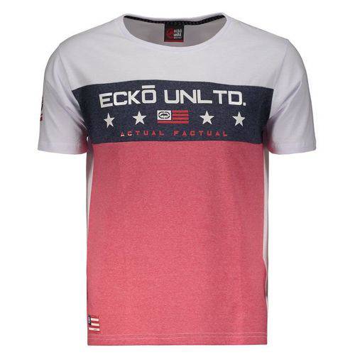 Camiseta Ecko Especial Branca e Vermelha - Ecko
