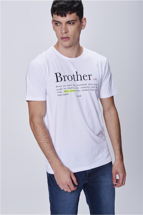 Camiseta Estampa Brother Masculina