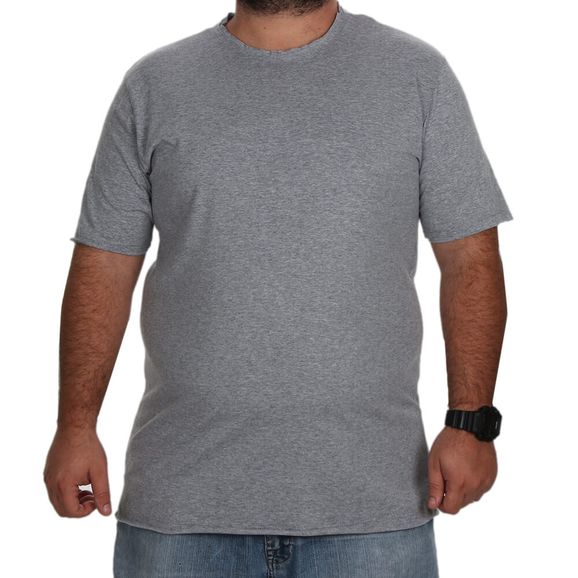 Camiseta Estampada Central Surf Tamanho Especial - Mescla - 1G