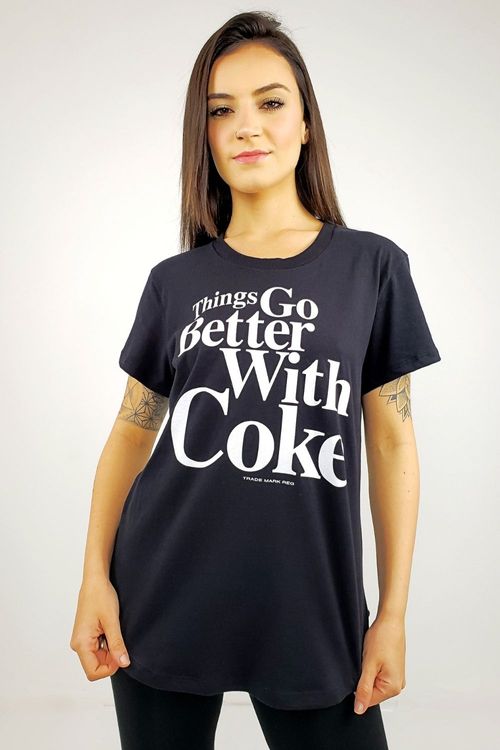 Camiseta Estampada Coca Cola Camiseta Estampada Cocaa Cola - P