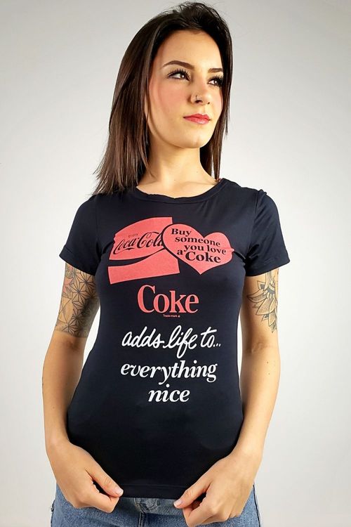 Camiseta Estampada Coca Cola - P