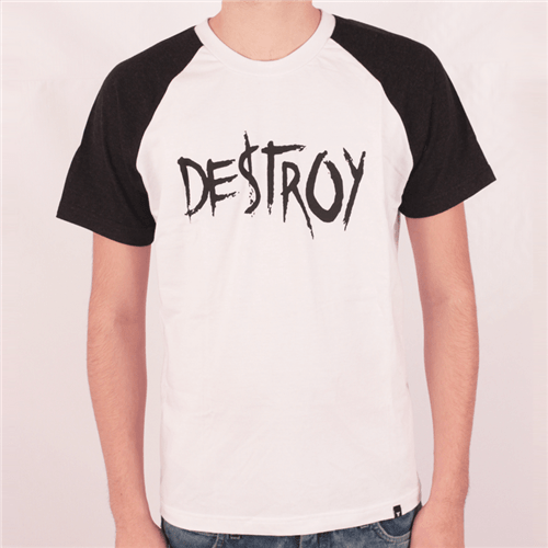 Camiseta Fallen Destroy Branco/preto M