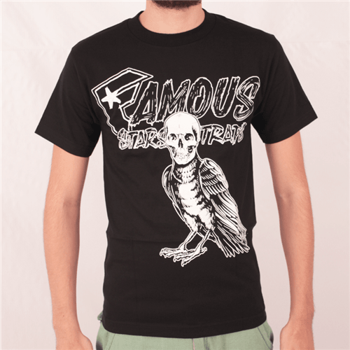 Camiseta Famous Death Crow Preto P