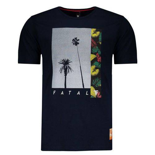 Camiseta Fatal Estampada Navy Hipnose Marinho - Fatal - Fatal