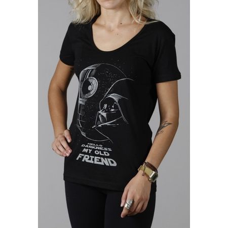 Camiseta Feminina Death Star GG