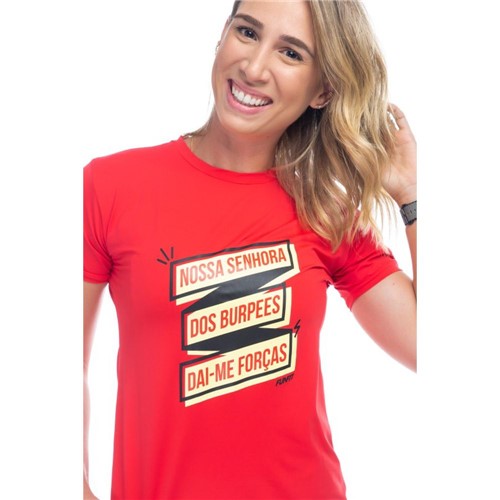 Camiseta Feminina Funfit - Nossa Senhora dos Burpees G