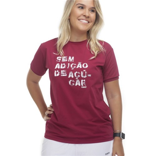 Camiseta Feminina Funfit - Sem Adição de Açúcar GG