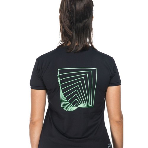Camiseta Feminina Geométrica Funfit - FNFT Quadrada P