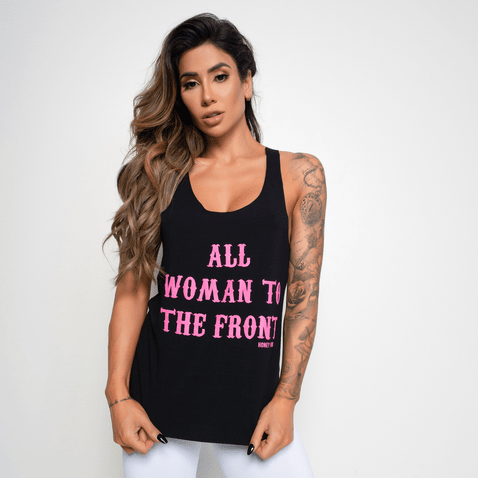 Camiseta Fitness Viscolycra Woman Preta CT319