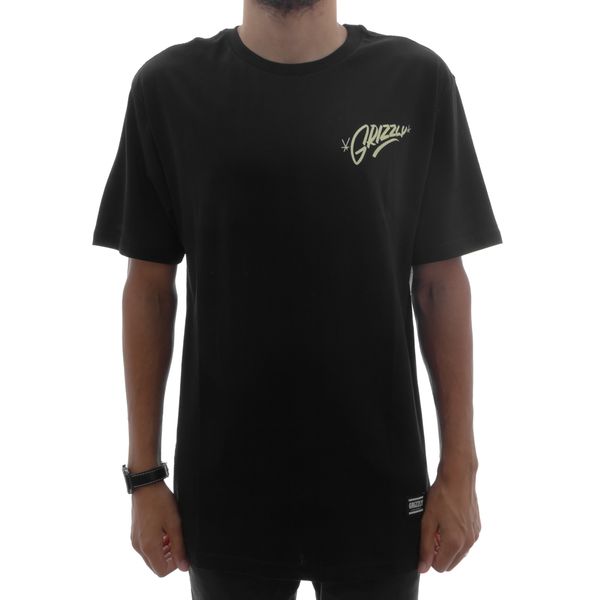 Camiseta Grizzly Sinage Black (P)