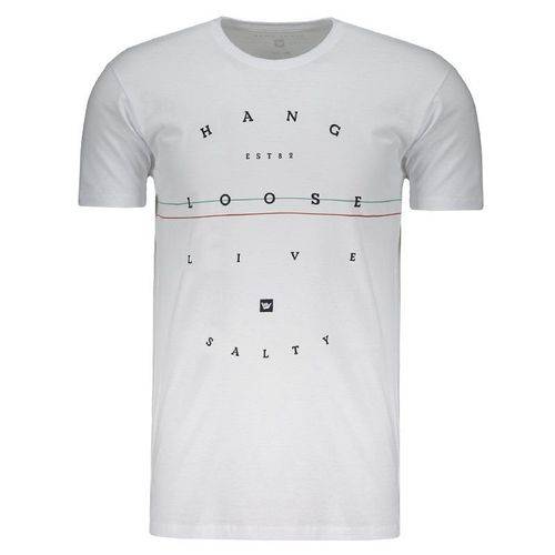 Camiseta Hang Loose Silk Typostripe Branca - Hang Loose - Hang Loose