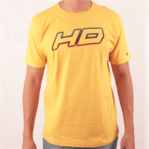 Camiseta Hd Estampada (1670a) Amarelo G