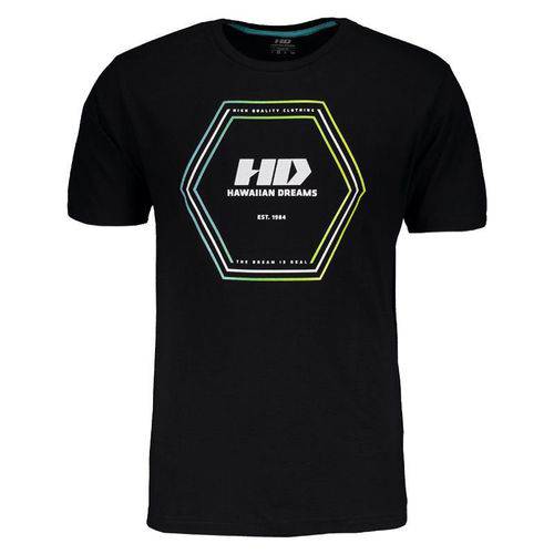 Camiseta HD Outline Gradie Preta - HD