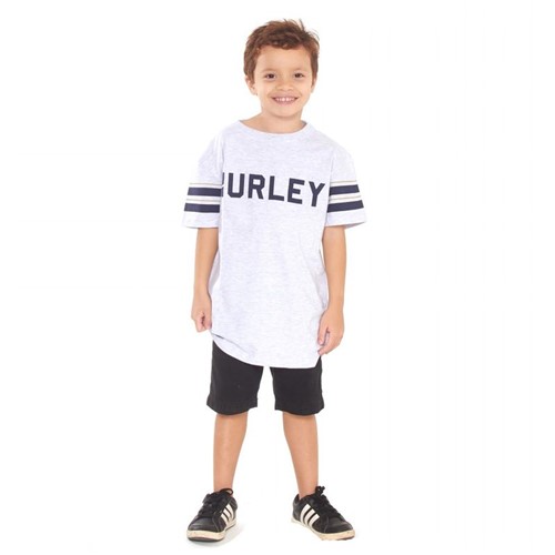 Camiseta Hurley Juvenil 634702 Cinza P