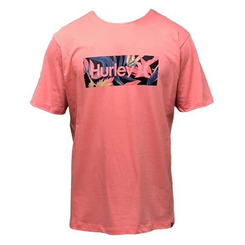 Camiseta Hurley Silk O&O Tropic Rosa P