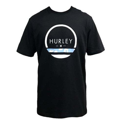 Camiseta Hurley Silk Olas Preta P