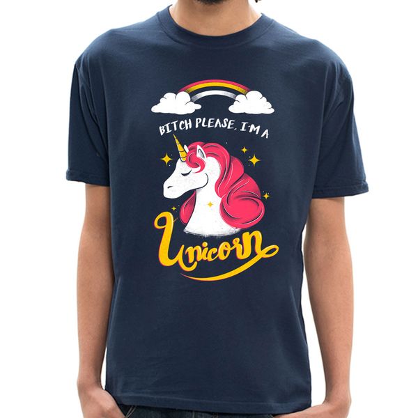 - Camiseta I'm a Unicorn, Bitch - Masculino - P