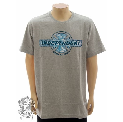 Camiseta Independent Drain All Pools Cinza (P)