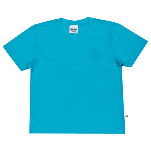 Camiseta Primeiros Passos Abrange Básico Azul 01