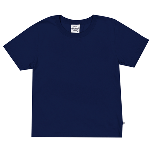 Camiseta Juvenil Abrange Básico Azul Marinho 12