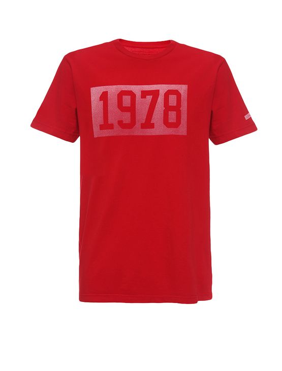 Camiseta Infantil Calvin Klein Jeans Estampa 1978 Vermelho - 8