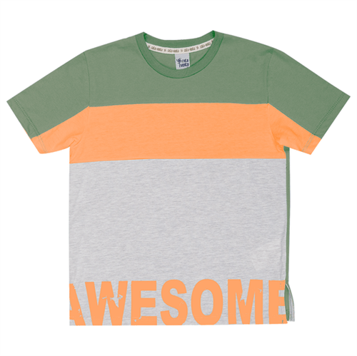 Camiseta Infantil Cata-Vento Awesome Verde 04